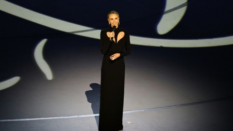 Aktorka Charlize Theron. Otwarcie 25. zimowych igrzysk olimpijskich w Mediolanie/PAP/EPA/NEIL HALL