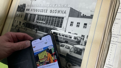 Zimowe zwiedzanie Izby Tradycji Kolei. / Fot. Natasza Trzebuchowska