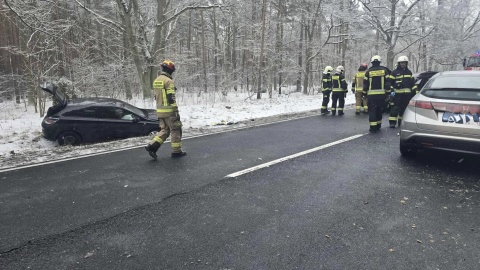 Wypadek na DK 10/ Fot. Heron15 Pomoc Drogowa Bydgoszcz 24h Andruszczenko Krystian 501337500