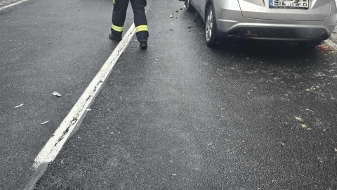Wypadek na DK 10/ Fot. Heron15 Pomoc Drogowa Bydgoszcz 24h Andruszczenko Krystian 501337500