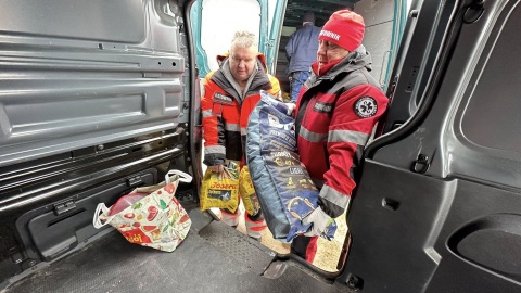Ratownicy WOPR w Toruniu, po codziennym patrolu terenów przywodnych i Wisły, ruszyli na pomoc zwierzętom/Fot. WOPR Toruń