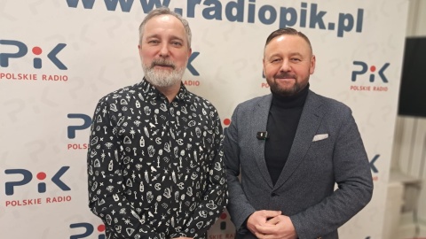 Od prawej: prezes Jacek Trela i dziennikarz PR PiK Maciej Wilkowski/fot. Magdalena Gill