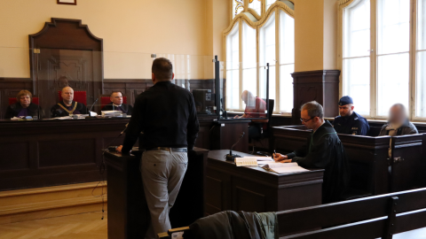 Nożownik z Tucholi usłyszał zarzuty/fot. Tatiana Adonis