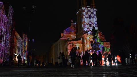Tak do 15 lutego ma prezentować się Toruń po zmroku. / Fot. FB LOT Metropolia Toruńska