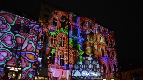 Tak do 15 lutego ma prezentować się Toruń po zmroku. / Fot. FB LOT Metropolia Toruńska
