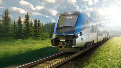 Tak prezentuje się nowoczesny pojazd PESA HEMU/ Fot. Materiały Pesa SA.