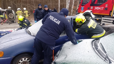 Tak wyglądał praktyczny egzamin z udzielania kwalifikowanej pierwszej pomocy. / Fot. Michał Zaręba