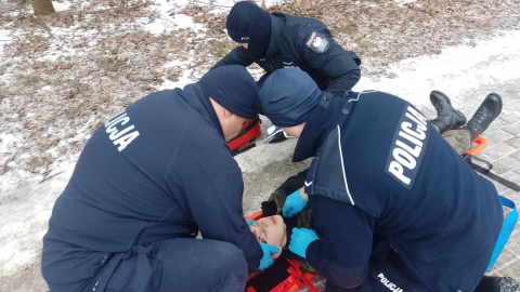 Tak wyglądał praktyczny egzamin z udzielania kwalifikowanej pierwszej pomocy. / Fot. Michał Zaręba