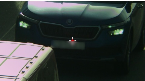 Policjanci sprawdzali, czy kierowcy zachowują odpowiednią odległość między pojazdami/fot. KMP Bydgoszcz