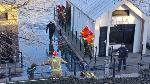Akcja służb na Brdzie. / Fot. Marcin Kupczyk