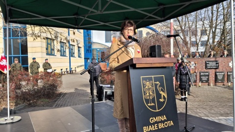 W Białych Błotach uczczono pamięć Żołnierzy Wyklętych/ Fot. Agata Raczek