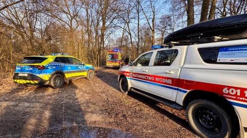 Ciało mężczyzny wyłowiono w piątek z rzeki w Cierpicach pod Toruniem/fot. WOPR Toruń