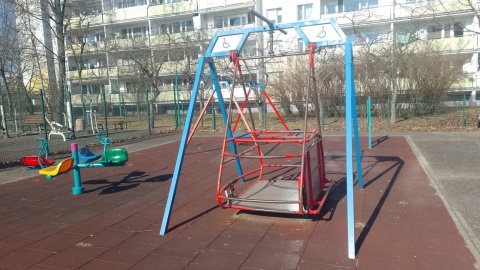 Plac zabaw został zamknięty do odwołania/fot. Michał Zaręba