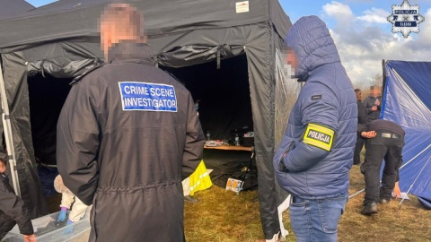 Ciało 57-letniego Grudziądzanina było w walizce/fot. Policja Śląska