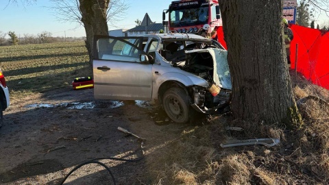 Do tragicznego zdarzenia doszło w gminie Świecie nad Osą/ Fot. KM PSP Grudziądz