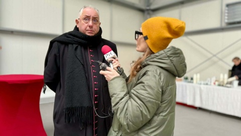 W nowoczesnej hali będzie przechowywana żywność, która trafia do potrzebujących/ Fot. Izabela Langner