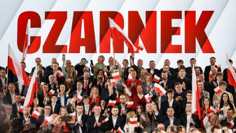 Podczas konwencji PiS w Krakowie Jarosław Kaczyński ogłosił nazwisko kandydata swojej partii na premiera. Jest nim Przemysław Czarnek./fot. PAP/Łukasz Gągulski