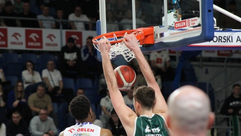 W sobotnim hicie 21. kolejki ORLEN Basket Ligi „Rottweilery” przegrały w Hali Mistrzów z aktualnymi mistrzami Polski 83:91./fot. Patryk Głowacki