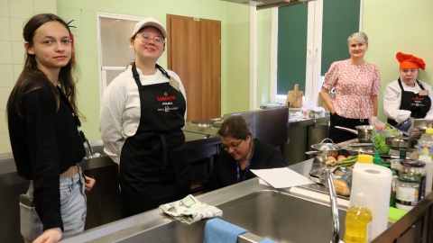 Uczestnicy konkursu „Gotuj z Braillem”/fot. Tatiana Adonis