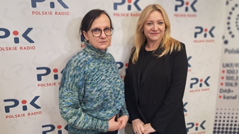 Dr Agnieszka Wysocka i dr Katarzyna Szewczyk w studiu Polskiego Radia PiK/fot. Magdalena Gill