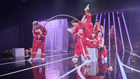 Spektakl „Królowa sportu” powstał w koprodukcji z Kujawsko-Pomorskim Związkiem Lekkiej Atletyki przy okazji Halowych Mistrzostw Świata w Toruniu/ Fot. Iwona Muszytowska-Rzeszotek