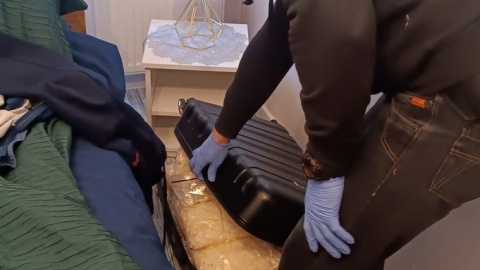 Bydgoscy kryminalni rozbili hurtownię środków odurzających, która funkcjonowała w jednym z mieszkań w bloku przy ulicy Bełzy/fot. materiały policji
