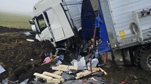 Śmiertelny wypadek w Szadłowicach pod Gniewkowem/fot. KP PSP Inowrocław