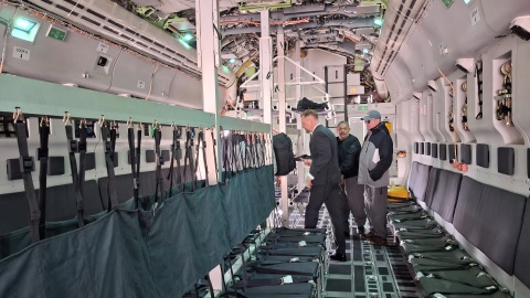 Prezentacja samolotu transportowego Embraer KC-390 Millennium w Bydgoszczy/fot. Agata Raczek