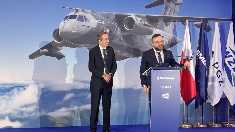 Prezentacja samolotu transportowego Embraer KC-390 Millennium w Bydgoszczy/fot. Agata Raczek