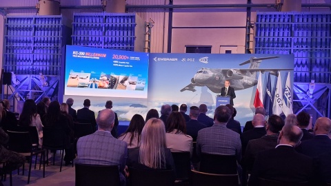 Prezentacja samolotu transportowego Embraer KC-390 Millennium w Bydgoszczy/fot. Agata Raczek