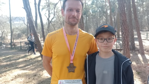 W lasku Rudelka w Toruniu zorganizowano Mistrzostwa Polski Masters w Biegach Przełajowych. / Fot. Michał Zaręba