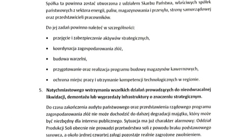 Dokument Komisji Zakładowej NSZZ „Solidarność"