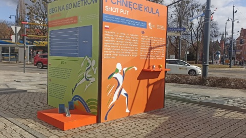 Budowa strefy kibica na Rynku Nowomiejskim w Toruniu/fot. Monika Kaczyńska