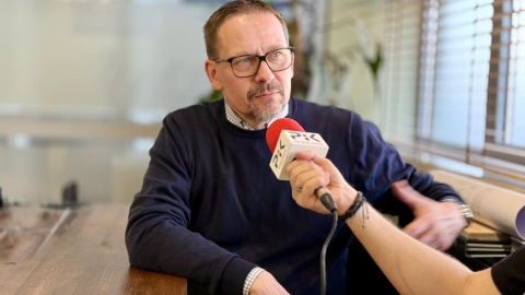 Redaktor naczelny Polskiego Radia PiK Cezary Wojtczak/fot. Izabela Langner