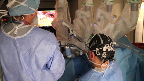 W bydgoskim Centrum Onkologii przeprowadzono nowatorski zabieg robotyczny/fot. Centrum Onkologii im. prof. Franciszka Łukaszczyka w Bydgoszczy/Facebook