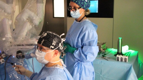 W bydgoskim Centrum Onkologii przeprowadzono nowatorski zabieg robotyczny/fot. Centrum Onkologii im. prof. Franciszka Łukaszczyka w Bydgoszczy/Facebook