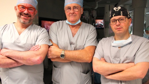 W bydgoskim Centrum Onkologii przeprowadzono nowatorski zabieg robotyczny/fot. Centrum Onkologii im. prof. Franciszka Łukaszczyka w Bydgoszczy/Facebook