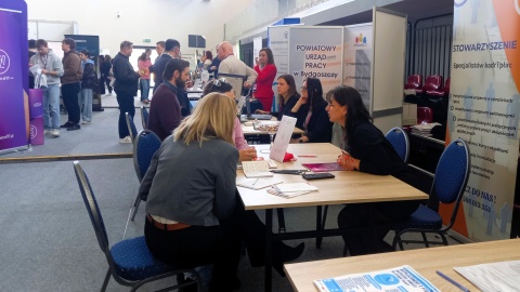 Ponad 60 firm i instytucji z różnych branż prezentowało swoją ofertę na Targach Pracy i Kariery Your Future 2026 na Politechnice Bydgoskiej/fot. Tatiana Adonis