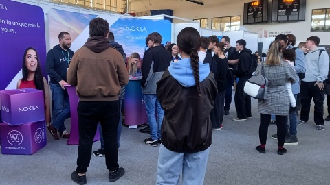 Ponad 60 firm i instytucji z różnych branż prezentowało swoją ofertę na Targach Pracy i Kariery Your Future 2026 na Politechnice Bydgoskiej/fot. Tatiana Adonis