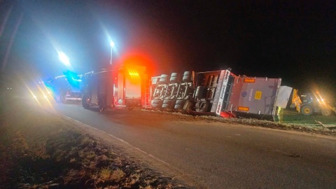 Do zdarzenia doszło w Szczuce w powiecie brodnickim./ Fot. OSP Szczuka