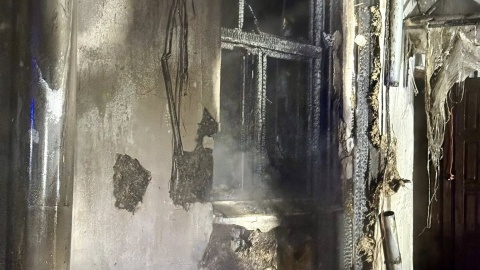 Nocny pożar w Solcu Kujawskim/fot. Facebook/OSP Solec Kujawski