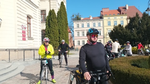 150 osób wzięło udział w pierwszym treningu w konkursie na Rowerową Stolicę Polski organizowanym przez Bydgoszcz/Fot. Monika Siwak