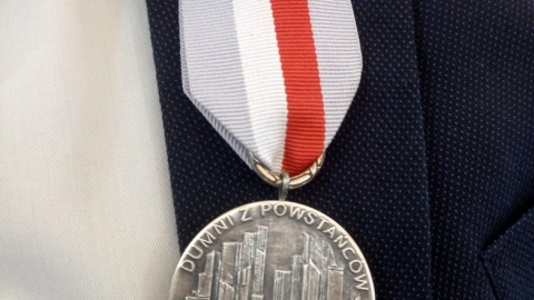 Reportażysta Polskiego Radia PiK Michał Słobodzian otrzymał odznaczenie „Dumni z Powstańców”/fot. nadesłane