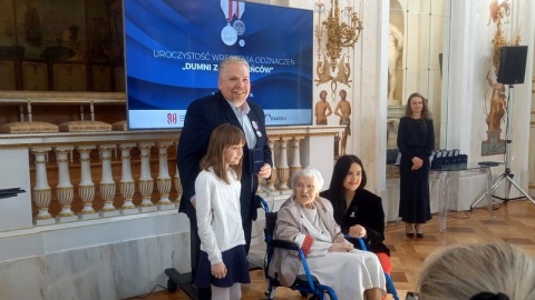 Reportażysta Polskiego Radia PiK Michał Słobodzian otrzymał odznaczenie „Dumni z Powstańców”/fot. nadesłane