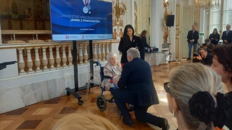 Reportażysta Polskiego Radia PiK Michał Słobodzian otrzymał odznaczenie „Dumni z Powstańców”/fot. nadesłane