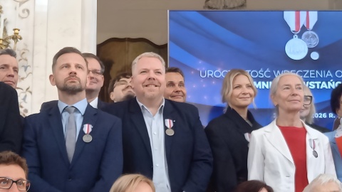 Reportażysta Polskiego Radia PiK Michał Słobodzian otrzymał odznaczenie „Dumni z Powstańców”/fot. nadesłane