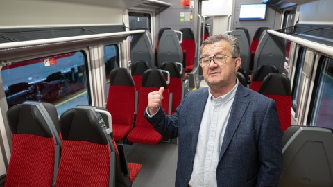 Setny pociąg serii 847 wyprodukowany w Pesie dla Kolei Czeskich we wtorek w Bydgoszczy został przekazany odbiorcy/fot. Tytus Żmijewski