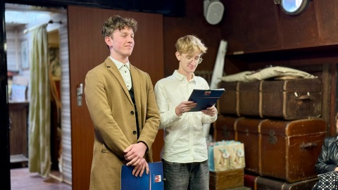 Konkurs „Czy się odważę mówić w gwarze?” na barce Lemara/fot. Izabela Langner