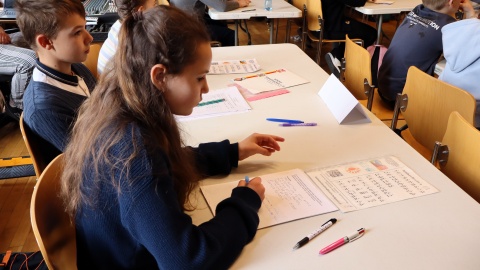 Do Bydgoszczy przyjechali uczniowie z 10 szkół podstawowych z całej Polski. Brali udział w konkursie „Kodowanie brajlem"/fot. Tatiana Adonis