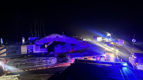 Wypadek na DK 10 w Emilianowie/Fot. OSP Brzoza, Facebook